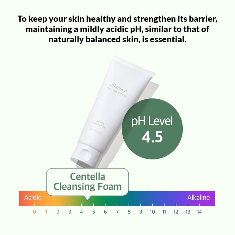 Centella Cleansing Foam, Gentle Face Wash for Redness & Acne-Prone Sensitive Skin