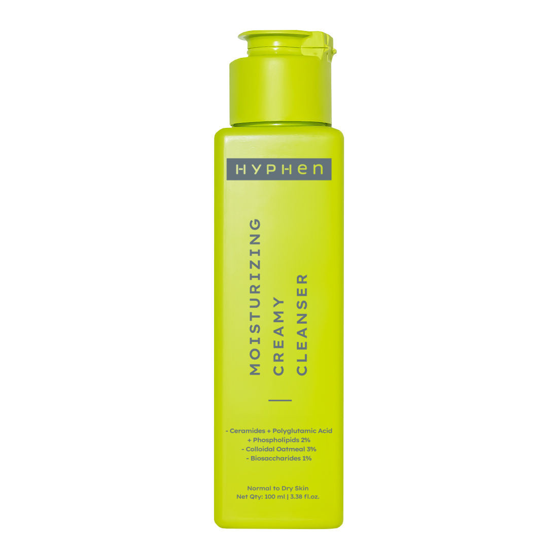 Moisturizing Cream for Dry Skin 2% Ceramides + Polyglutamic Acid Gentle Cleanser