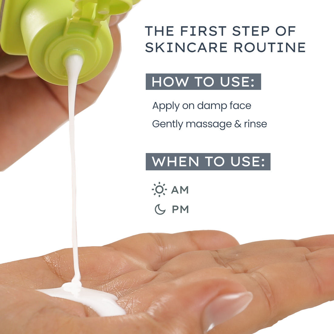 Moisturizing Cream for Dry Skin 2% Ceramides + Polyglutamic Acid Gentle Cleanser