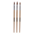 Nail Art Acrylic Brush Set For Liquid And Powder No.6,8,10