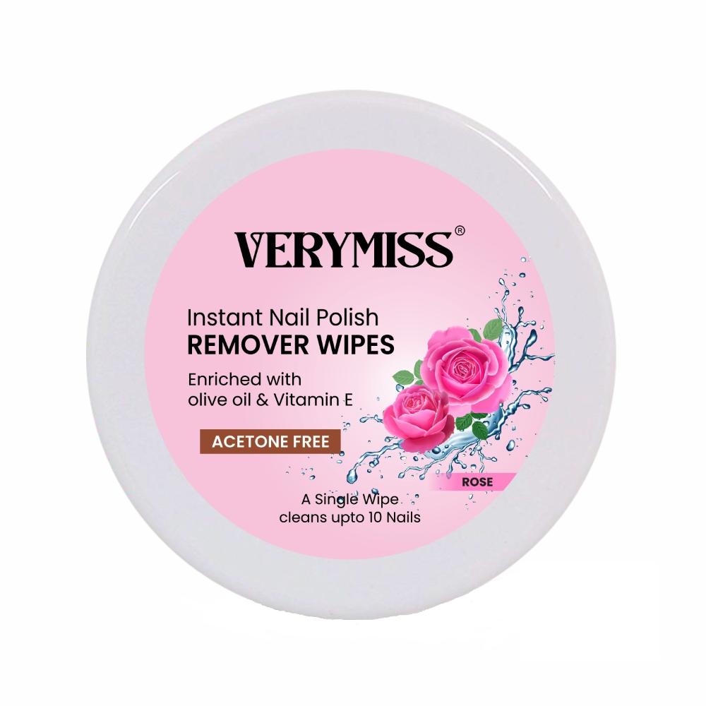 Instant Nail Polish Remover Wipes - 02 Rose