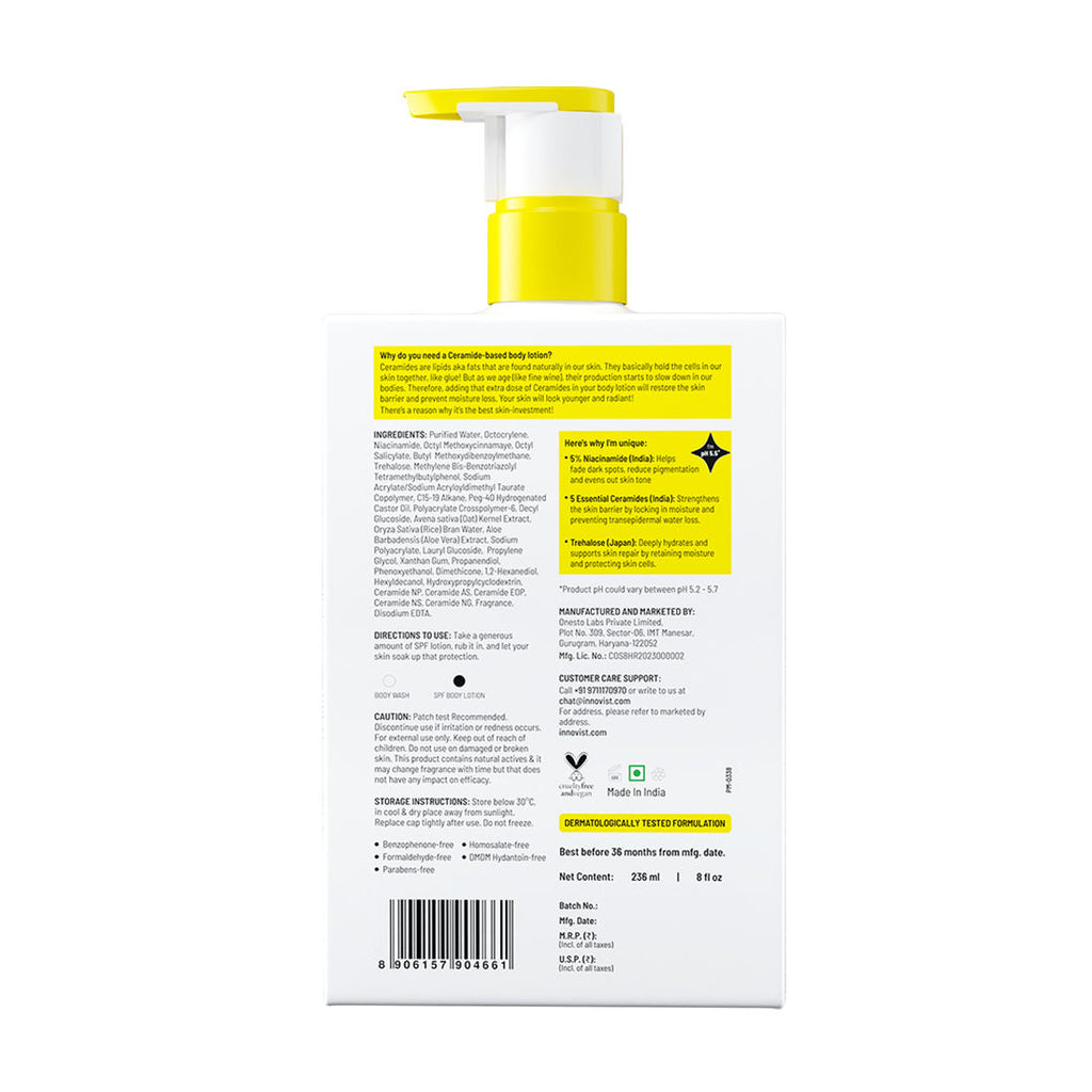 Bright Boost SPF Body Lotion, SPF 50+ PA++++, 24 hours moisturization