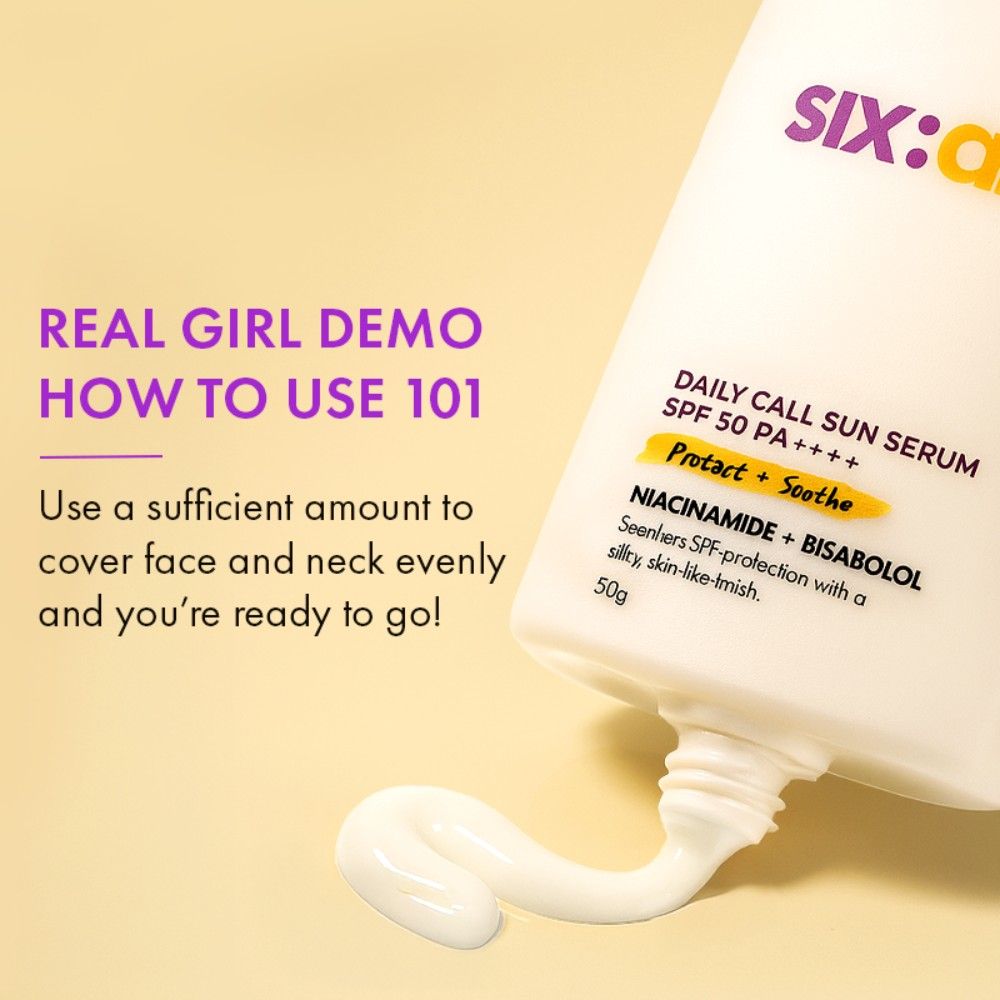 3-in-1 Korean Daily Call Sun Serum 2% Niacinamide, Moisturiser & Sunscreen SPF 50 PA++++