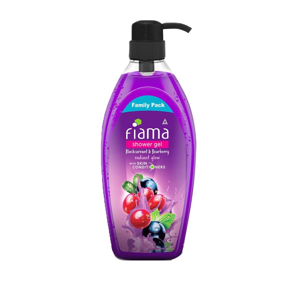 Shower Gel Blackcurrant & Bearberry Body Wash With Skin Conditioners For Radiant Glow
