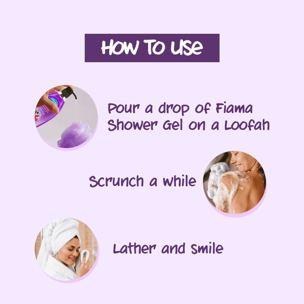 Shower Gel Blackcurrant & Bearberry Body Wash With Skin Conditioners For Radiant Glow