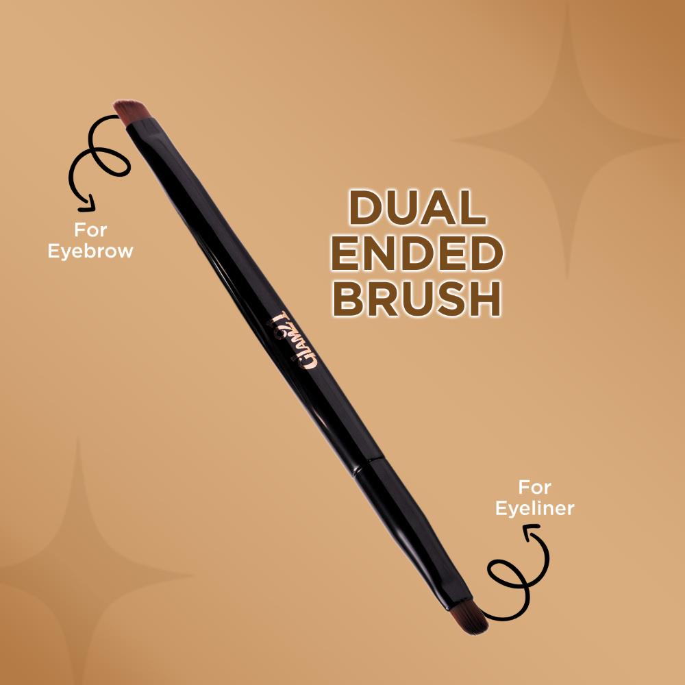2-In-1 Eyebrow & Gel Eyeliner 24-Hour Stay Waterproof - 02 Brown
