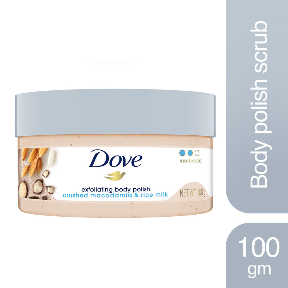 Crushed Macadamia & Rice Milk Moderate Exfoliating Body Scrub