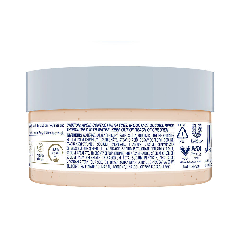 Crushed Macadamia & Rice Milk Moderate Exfoliating Body Scrub