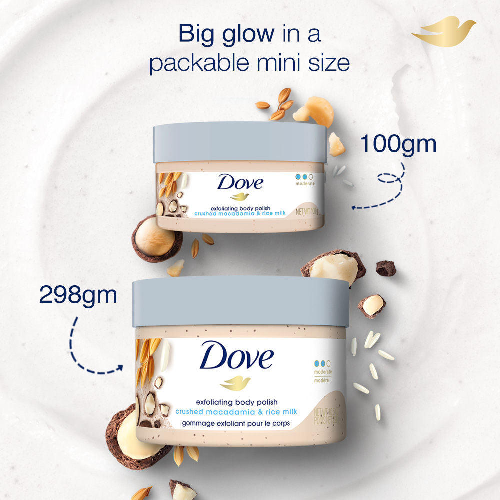Crushed Macadamia & Rice Milk Moderate Exfoliating Body Scrub
