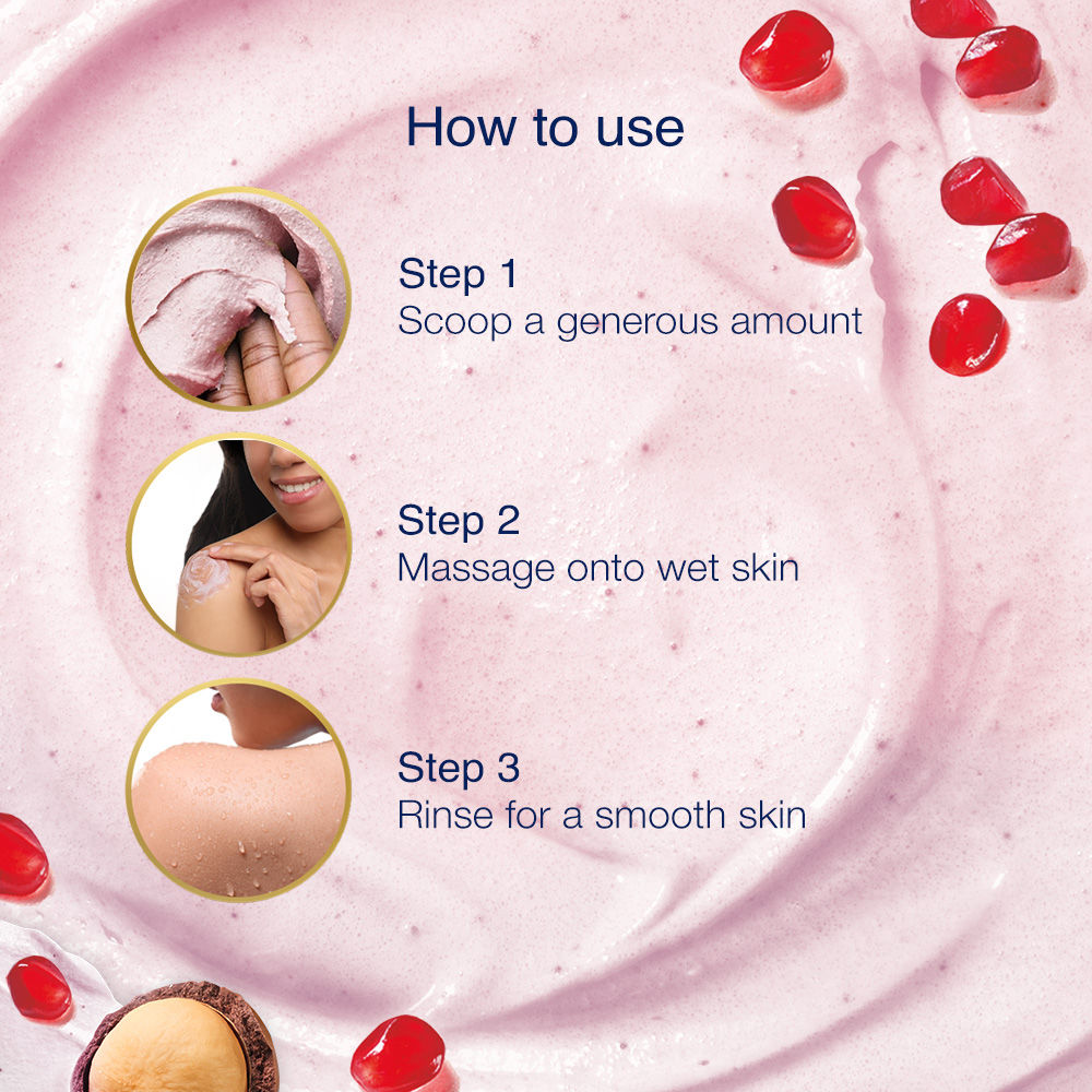 Pomegranate Seeds & Shea Butter Exfoliating Body Scrub