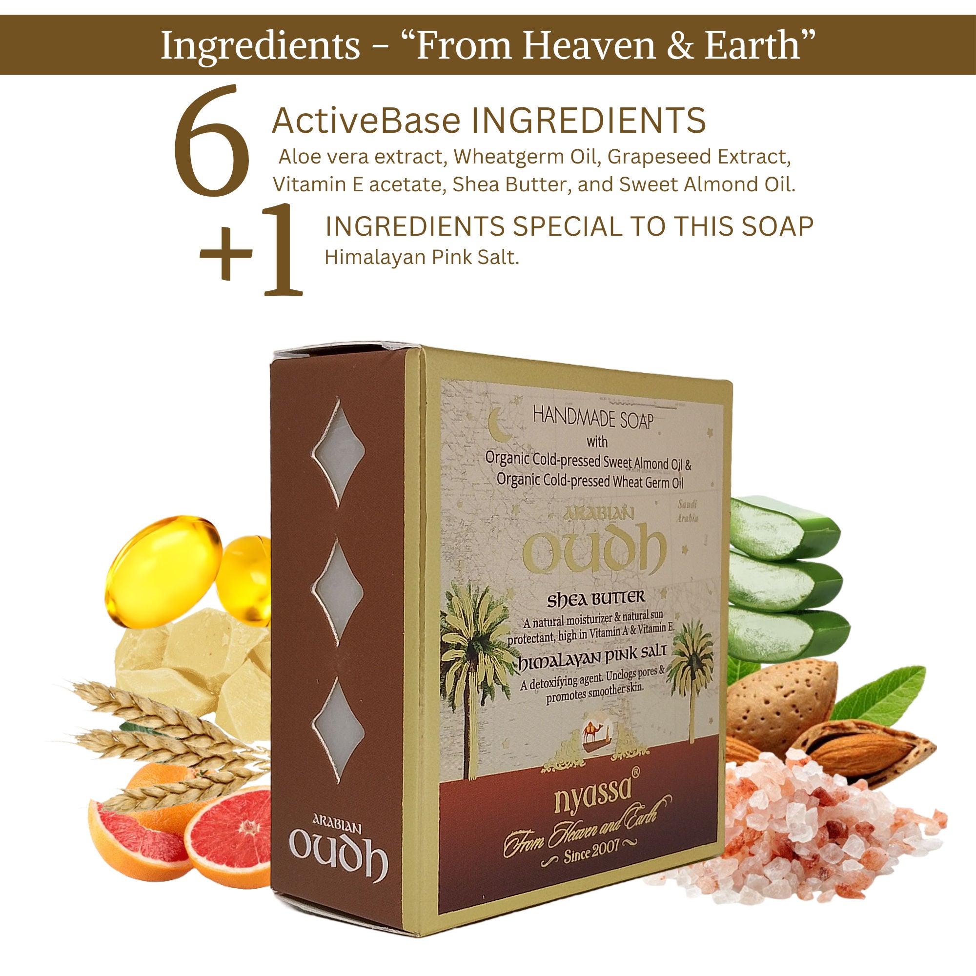Premium Arabian Oud Handmade Natural Bathing Soap