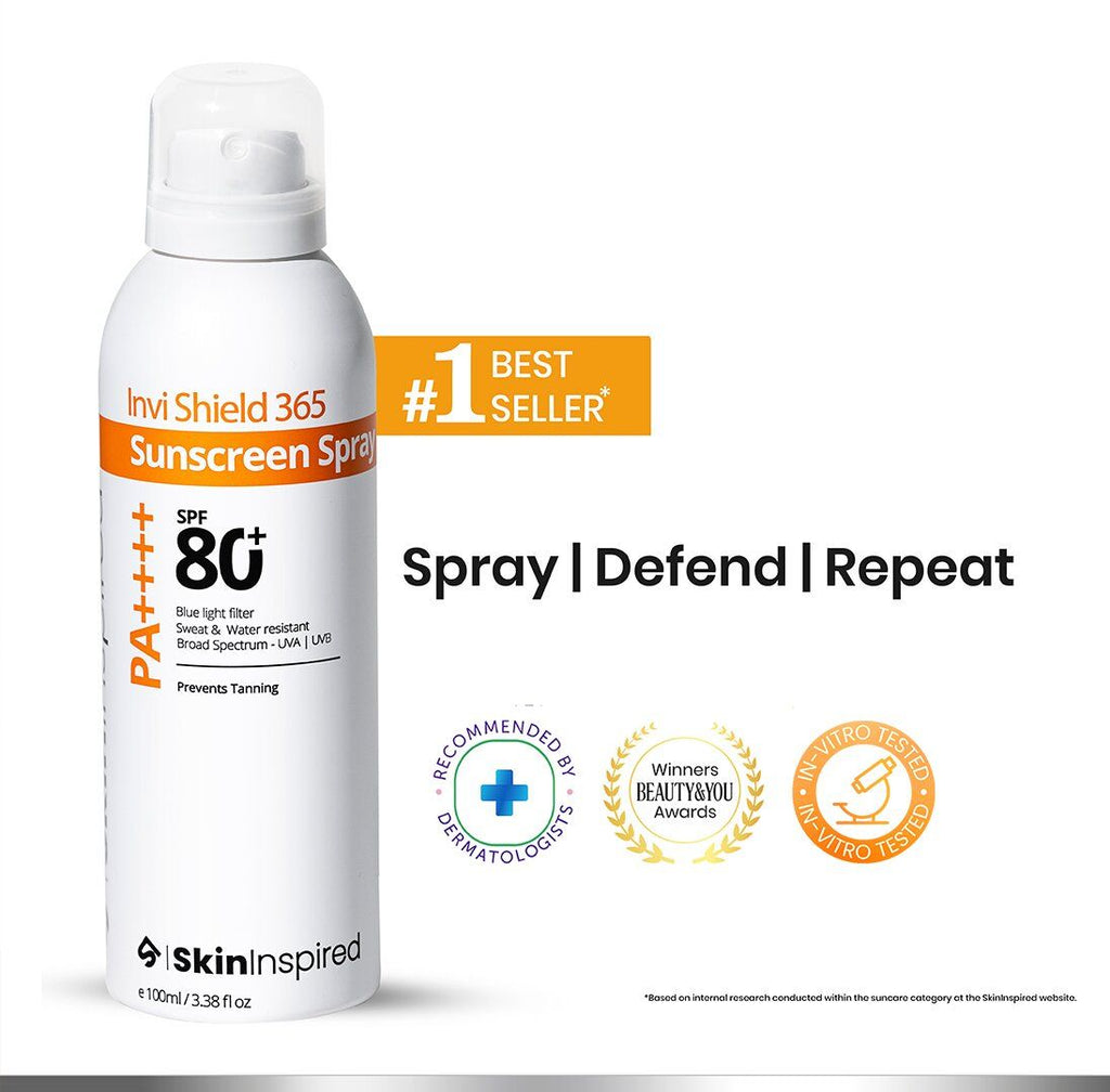 Invishield 365 Body Sunscreen Spray SPF 80+ PA++++