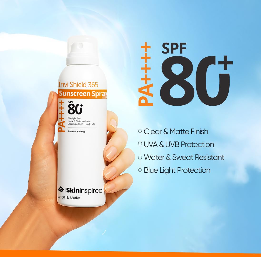 Invishield 365 Body Sunscreen Spray SPF 80+ PA++++