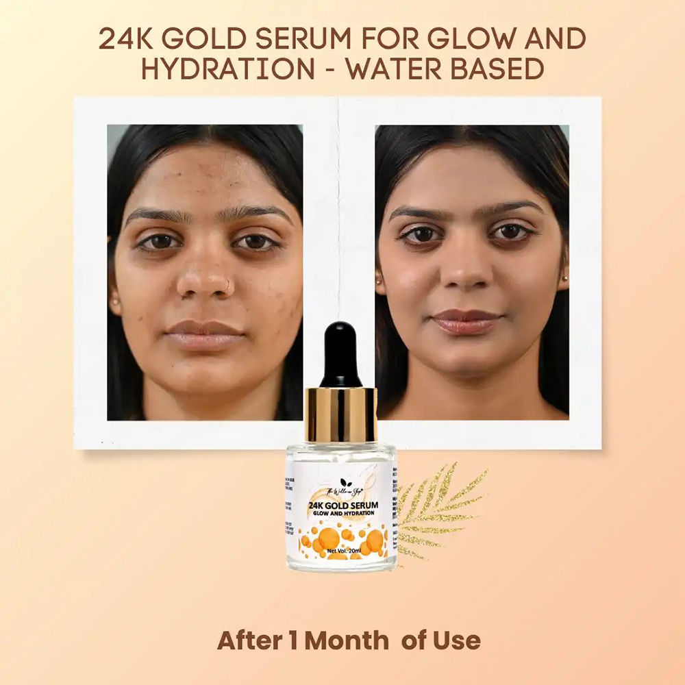 24K Gold Serum For Glow And Hydration Water Based