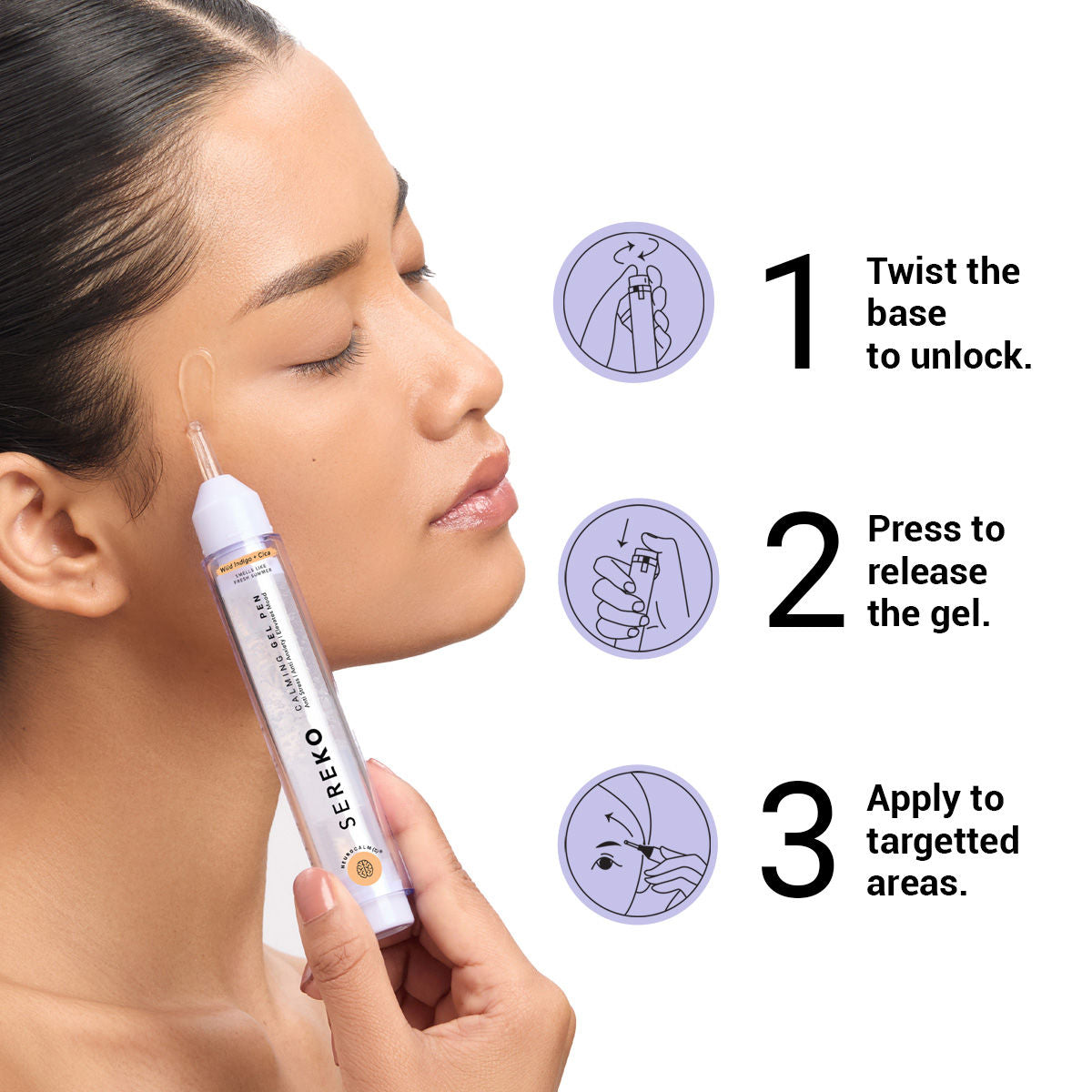 Gel Pen Under Eye Cream for Dark Circles, Puffiness, Stress Relief