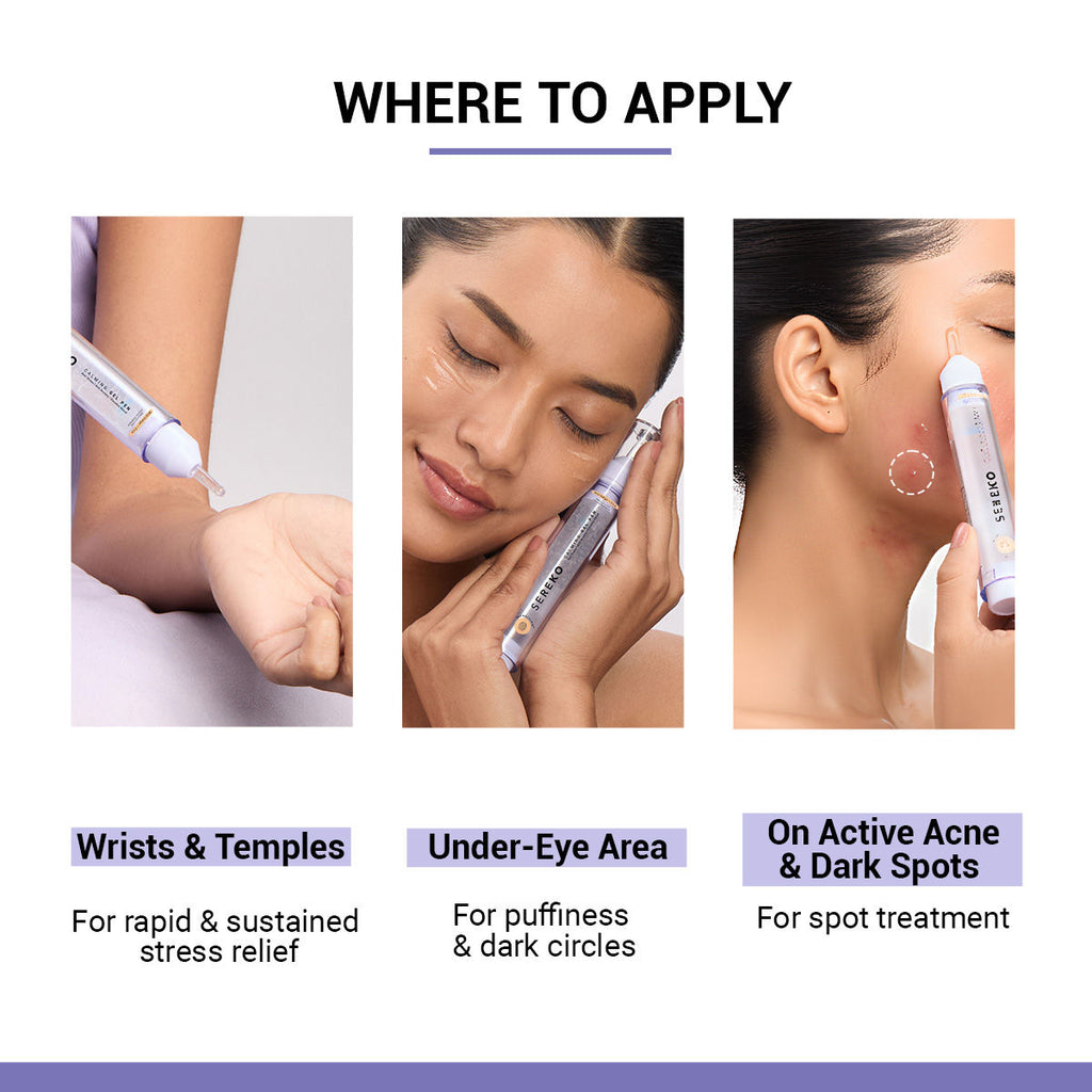 Gel Pen Under Eye Cream for Dark Circles, Puffiness, Stress Relief