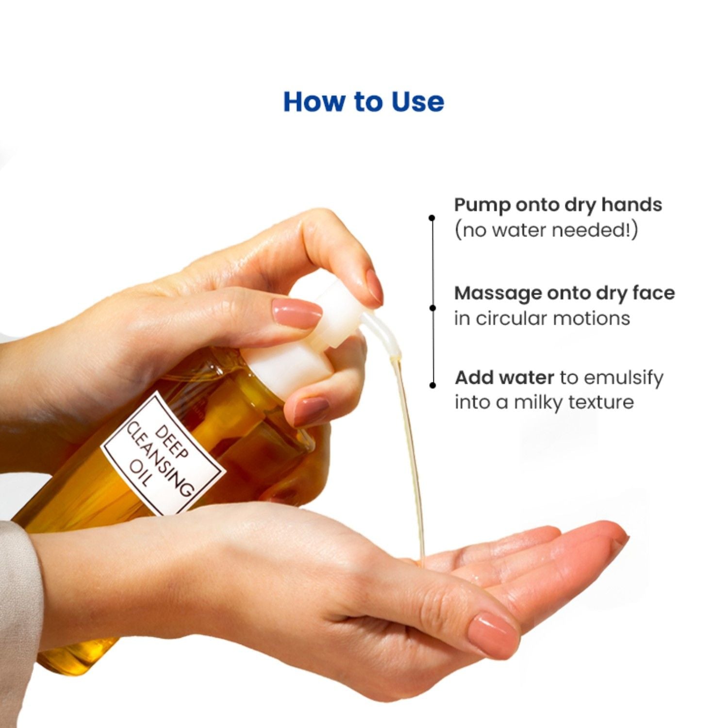 Deep Cleansing Oil, Makeup Remover For All Skin Types