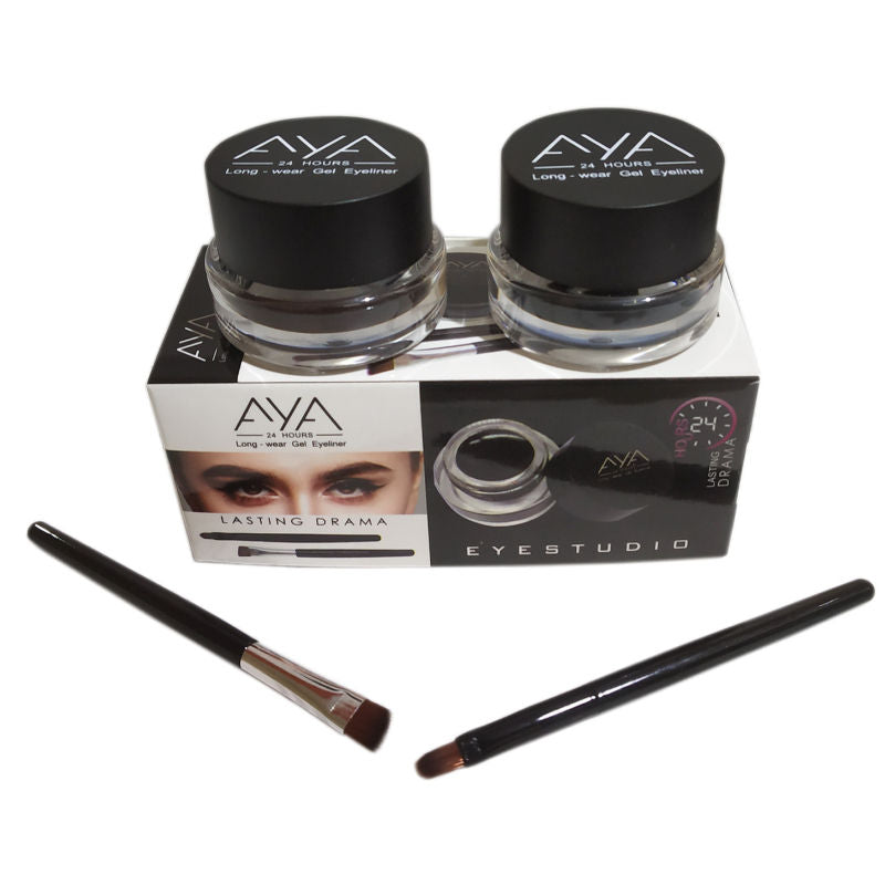 Long Wear Gel Eyeliner Smudge Proof & Waterproof (Black And Brown)