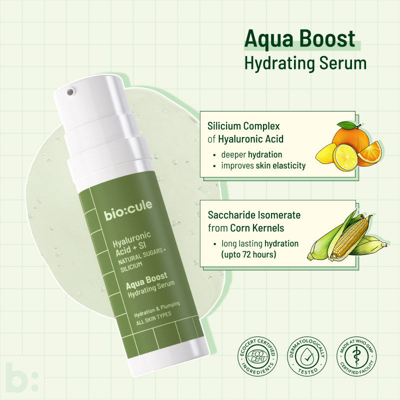 Aqua Boost Hydrating Face Serum - For All Skin Types