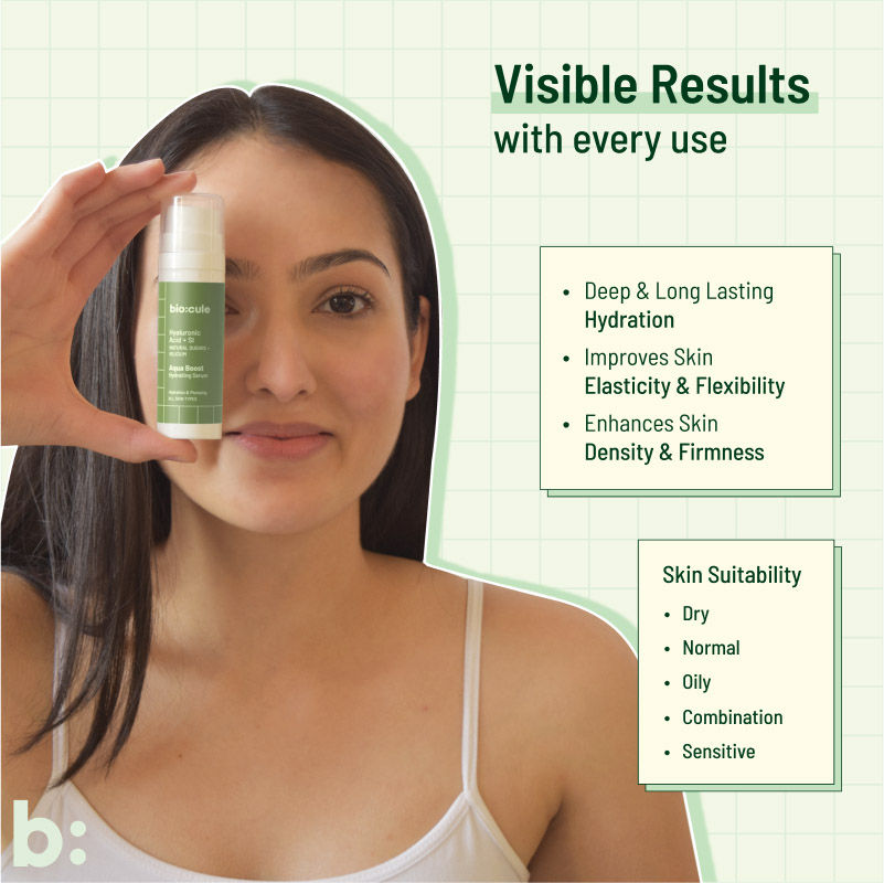 Aqua Boost Hydrating Face Serum - For All Skin Types