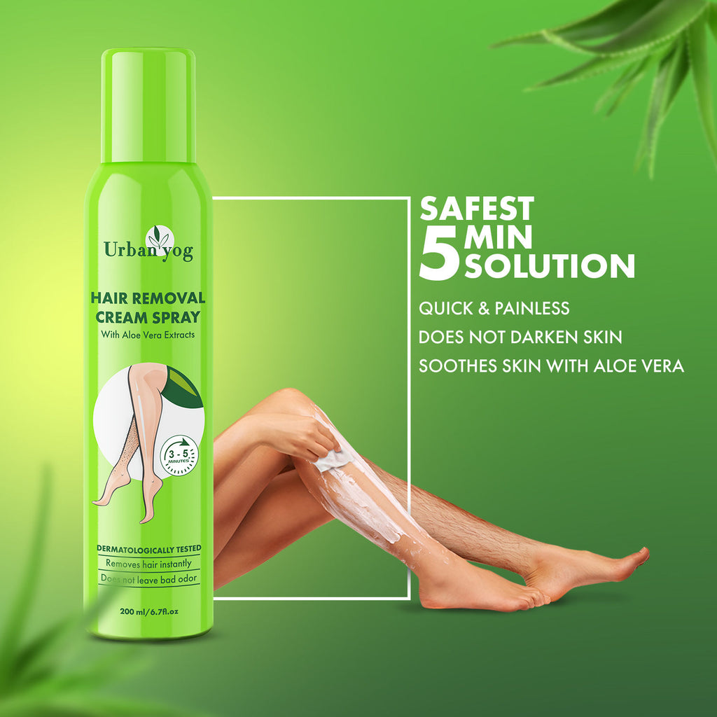 Hair Removal Cream Spray With Aloe Vera Extracts
