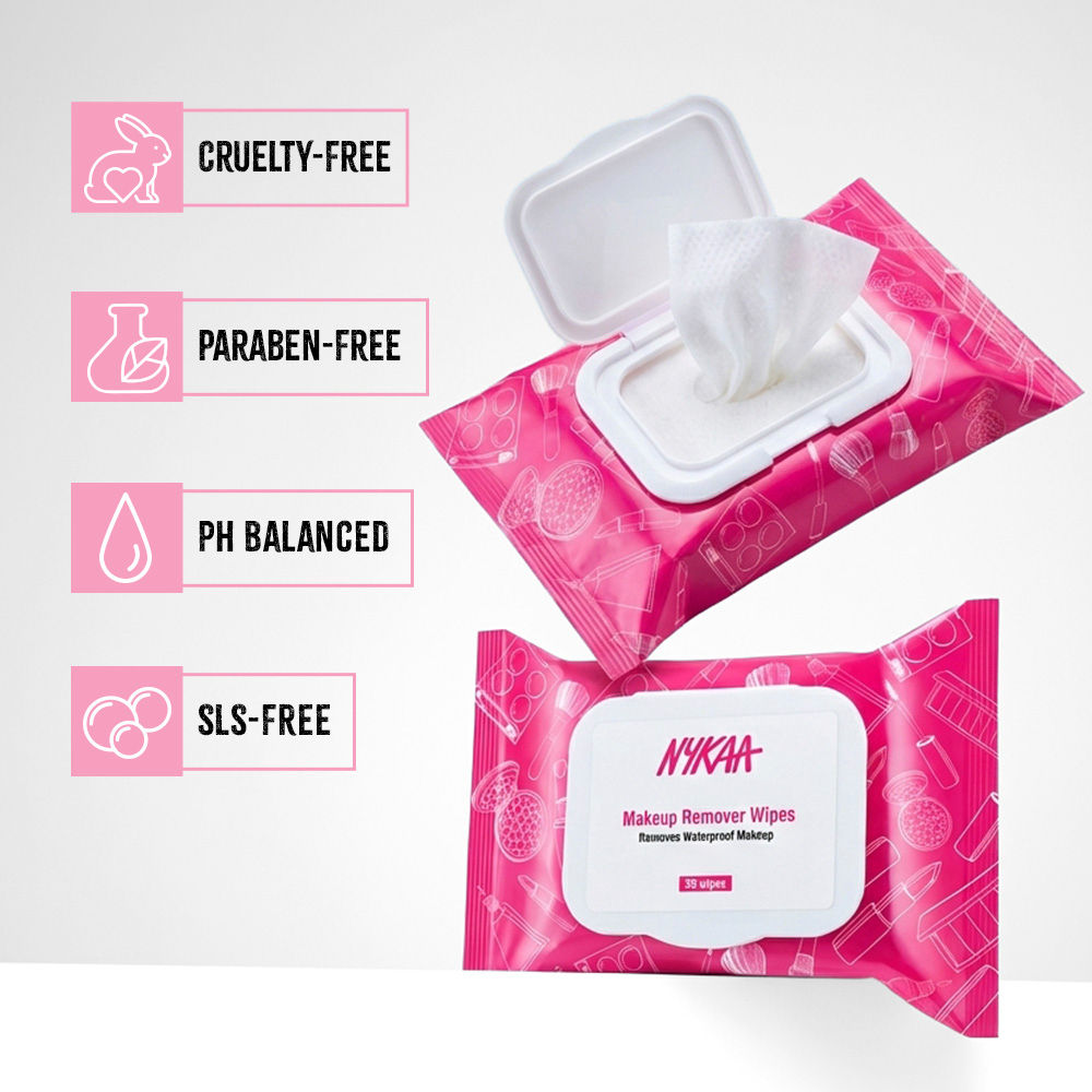 Nykaa Makeup Remover Wipes (30pcs) Ultra-Soft,Gentle Wipes (20cmx15cm)For Instant Cleanse & Refresh