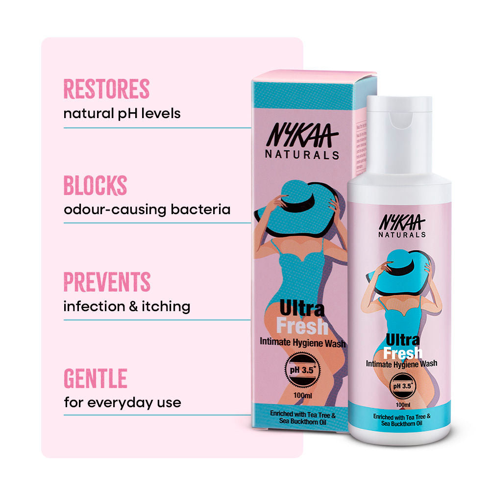 Nykaa Naturals Ultra Fresh Intimate Hygiene Wash PH 3.5 For Women