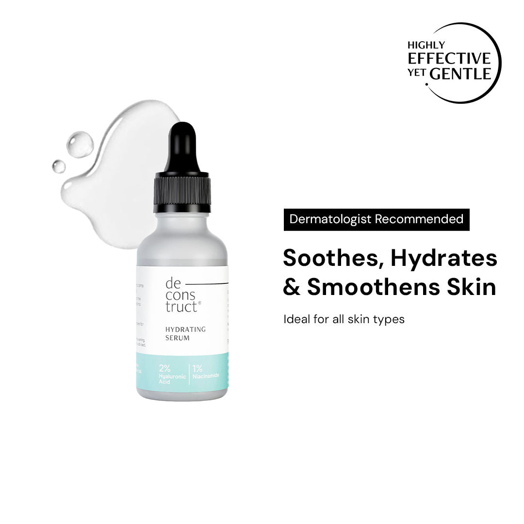Hydrating Serum, 2% Hyaluronic Acid + 1% Niacinamide, Soft & Plump Skin