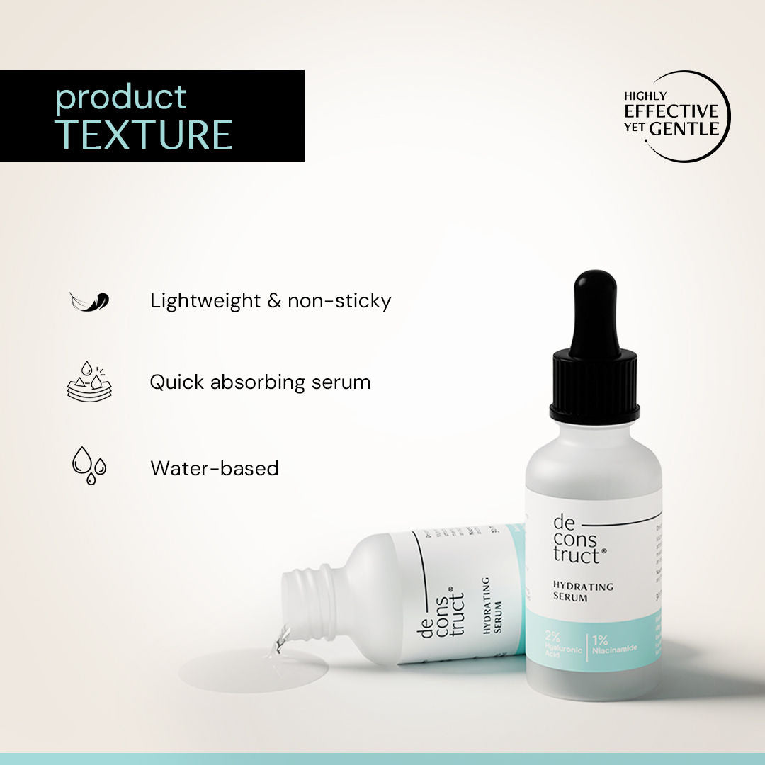Hydrating Serum, 2% Hyaluronic Acid + 1% Niacinamide, Soft & Plump Skin