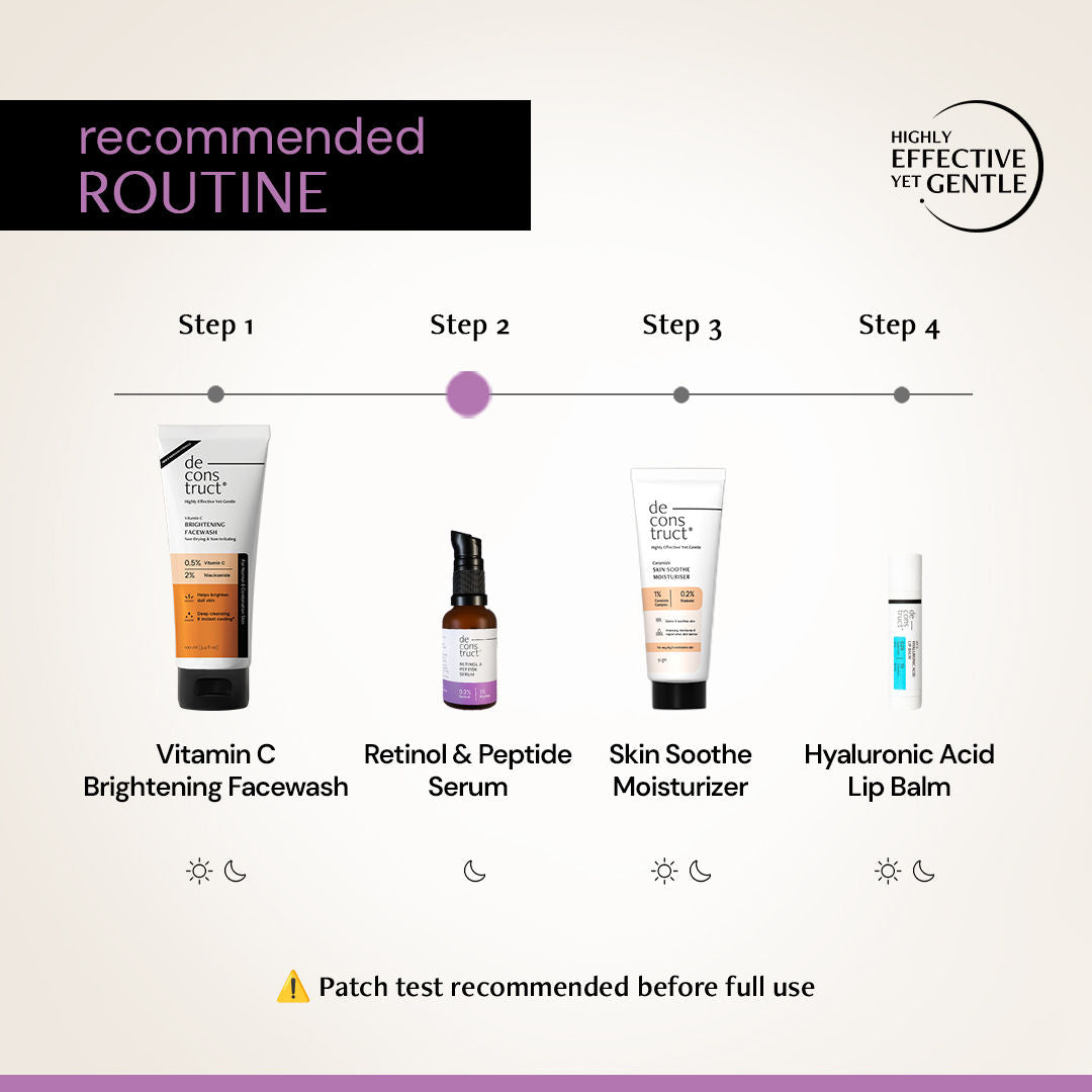 Retinol & Peptide Serum, 0.2% Retinol + 1% Peptide, Anti-Aging