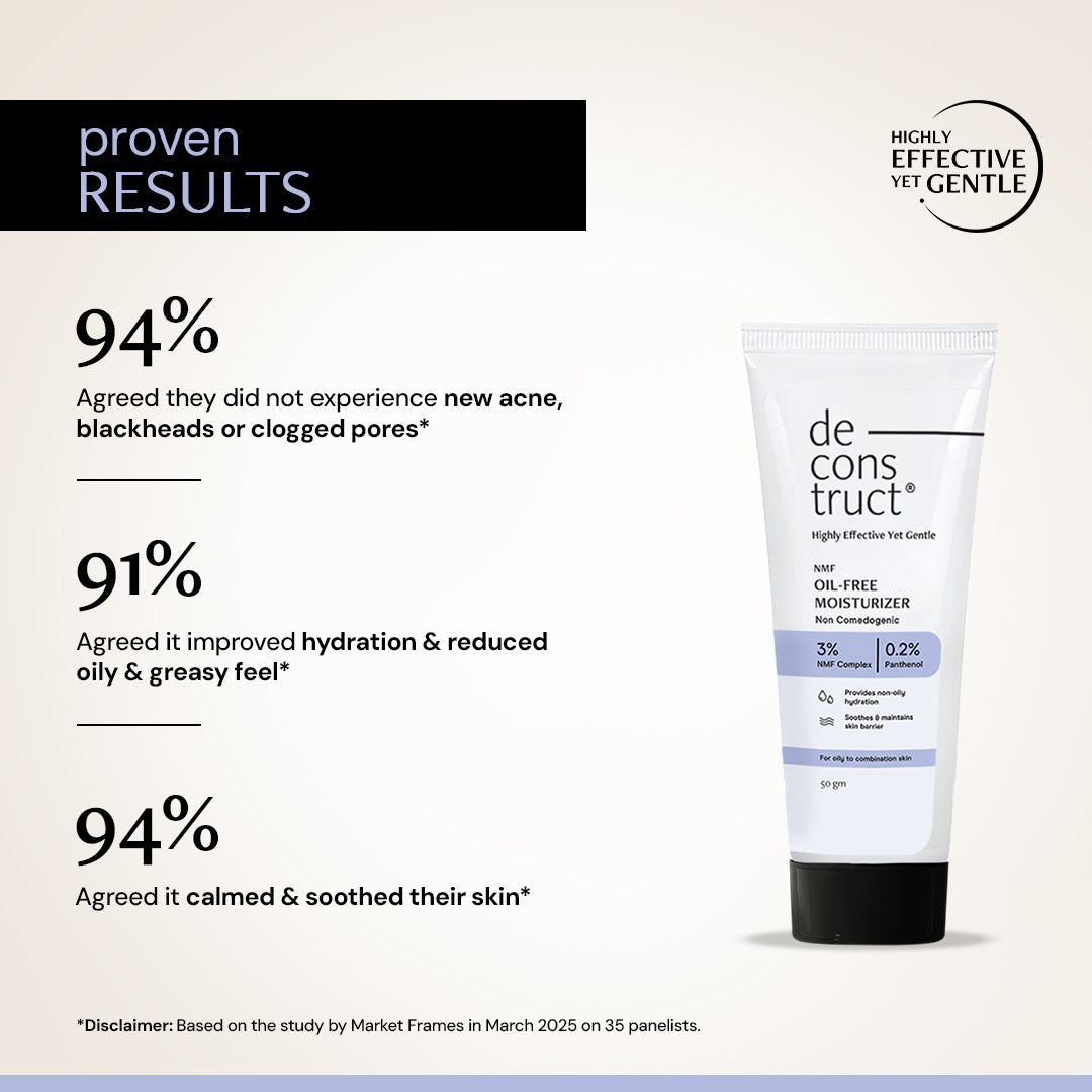 Oil-Free Moisturizer, Lightweight, Non-Sticky, 72H Hydration