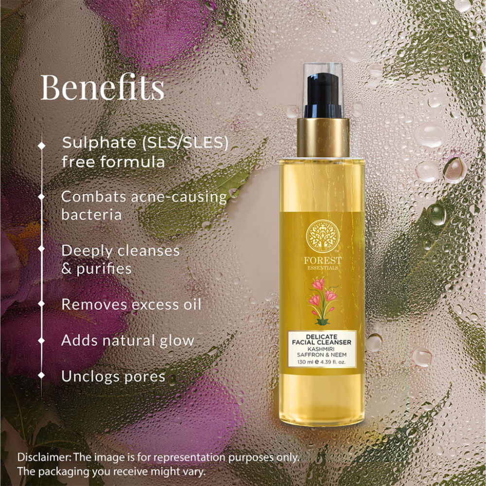 Delicate Facial Cleanser - Kashmiri Saffron & Neem