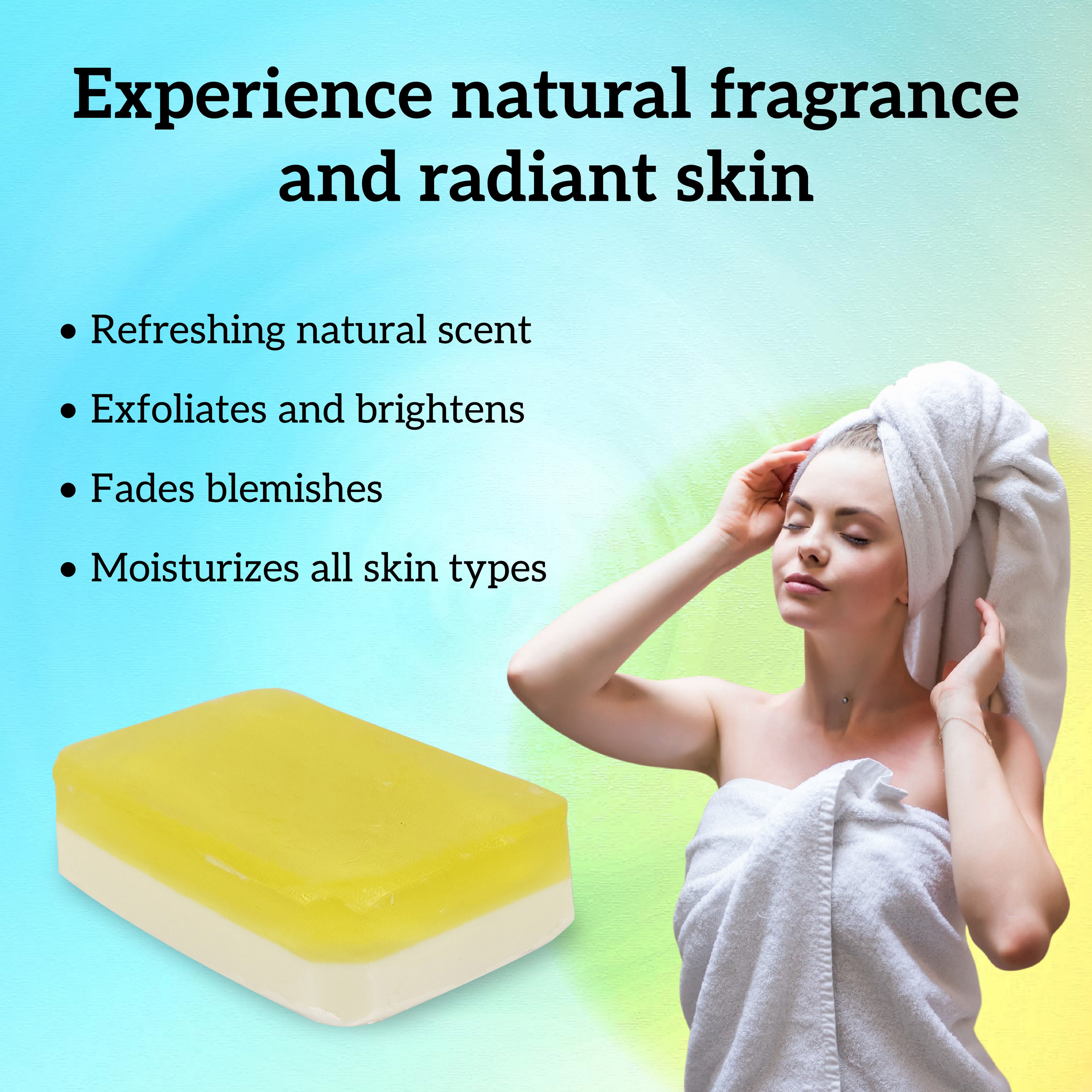 Papaya & Coconut Soap For Brightening & Cleansing with Papaya Extract, Shea Butter & Coconut