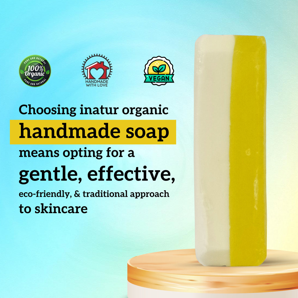 Papaya & Coconut Soap For Brightening & Cleansing with Papaya Extract, Shea Butter & Coconut