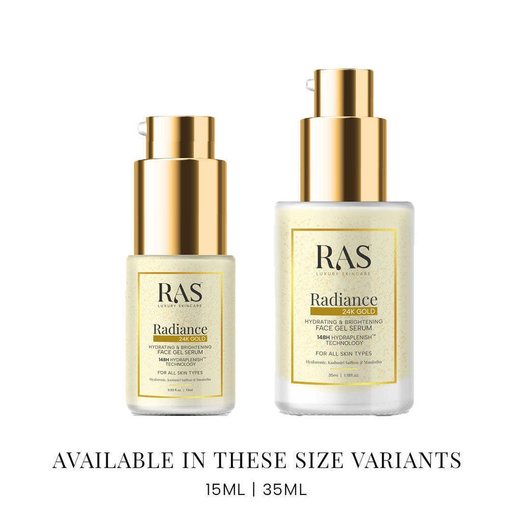 Radiance 24k Gold Hydrating & Brightening Face Gel Serum