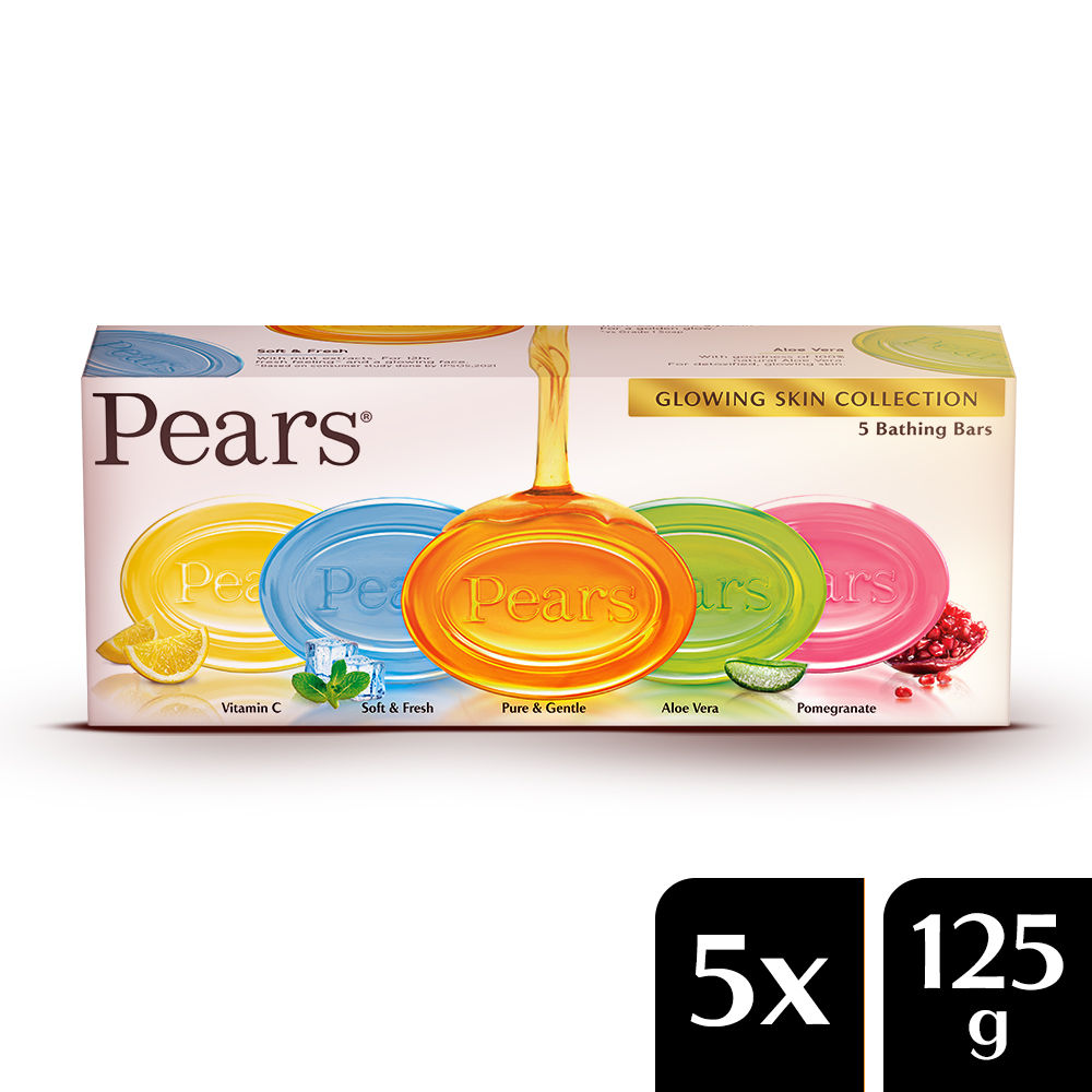 Glowing Skin Collection Variety 5 Bathing Bars