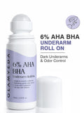 6% AHA BHA Underarm Roll On For Reduce Darkness & Odour Control