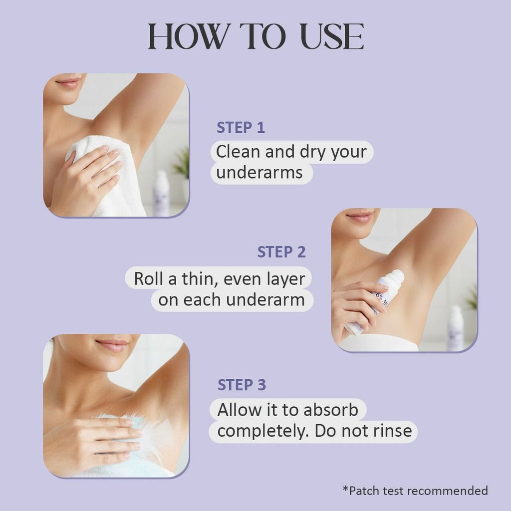 6% AHA BHA Underarm Roll On For Reduce Darkness & Odour Control