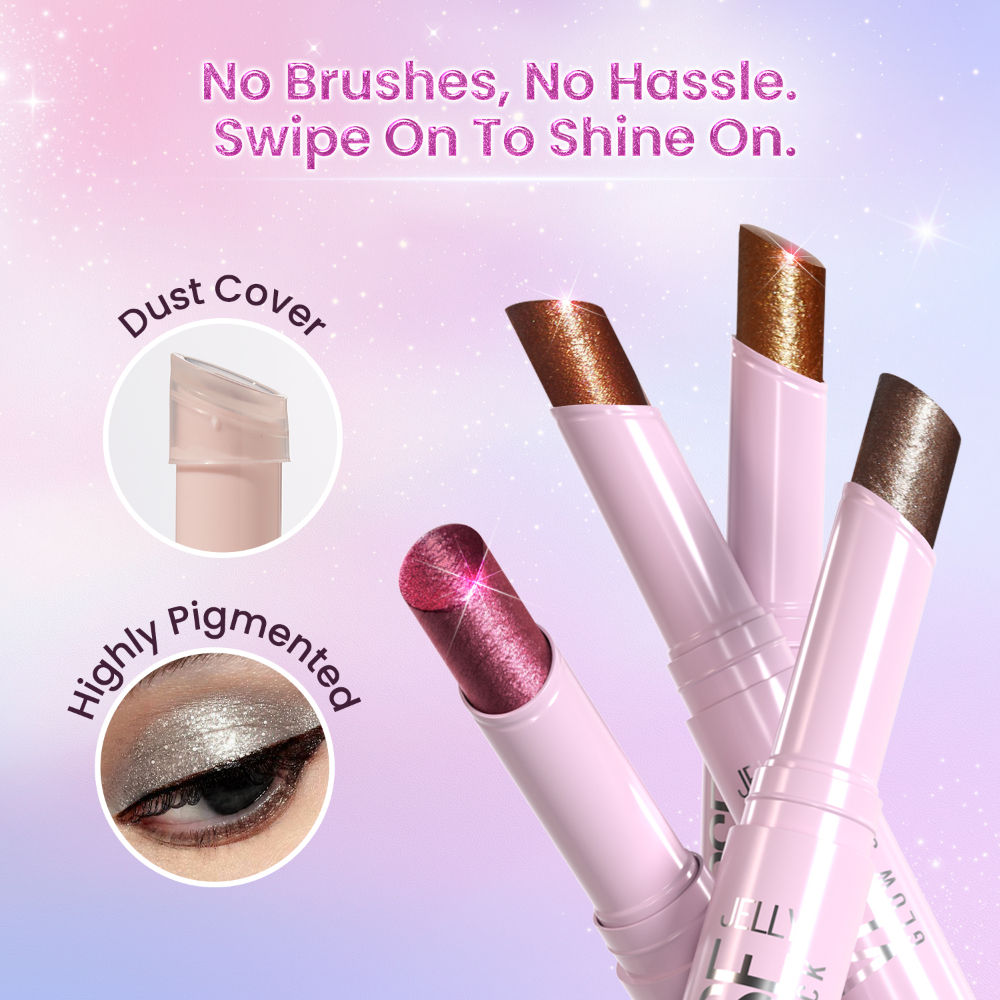 Jelly Verse Glow Eyeshadow Stick , Rich Color Payoff, Crease-Proof