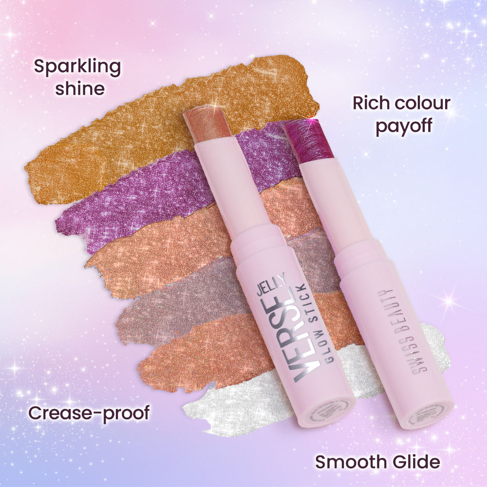 Jelly Verse Glow Eyeshadow Stick , Rich Color Payoff, Crease-Proof