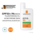 Anthelios UVMUNE400 Oil Control SPF50+, Mattifying Sunscreen for Oily Skin.
