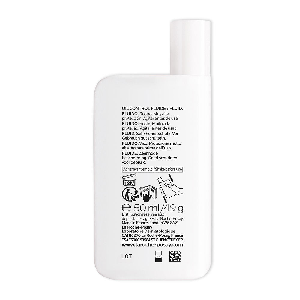 Anthelios UVMUNE400 Oil Control SPF50+, Mattifying Sunscreen for Oily Skin.