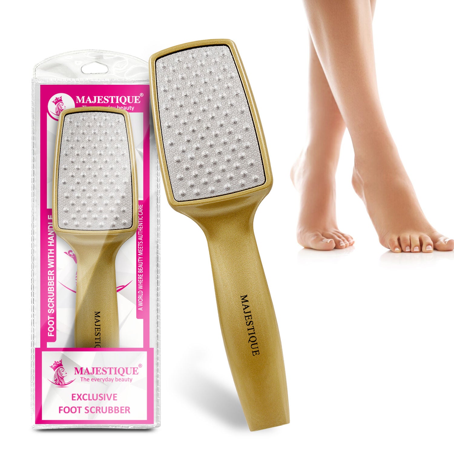 Professional Foot File - Laser-Cut Steel, Safe Dead Skin Remover - Color May Vary
