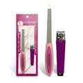 Nail File And Clipper Set - Colour May Vary