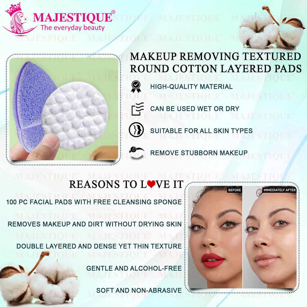 Premium Make-Up Removal Round Cotton Pads