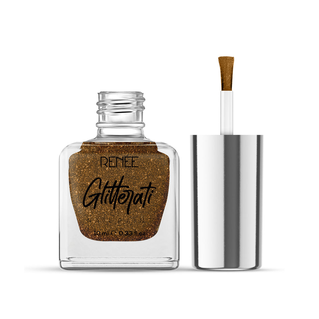 Glitterati Nail Paint - Copper Blaze