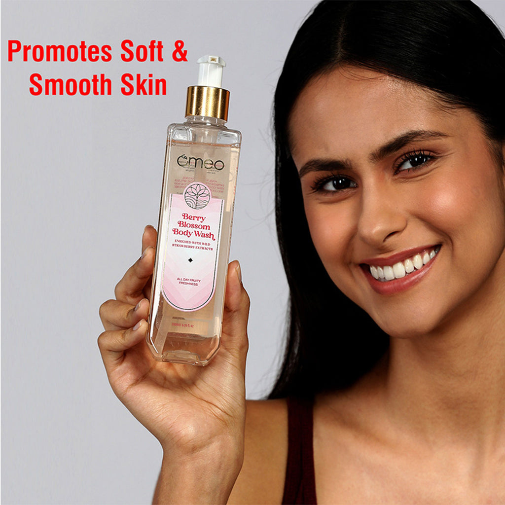 Berry Blossom Body Wash - Skin Friendly Ph, Gentle Cleansing, Soft Nourshing Body Wash