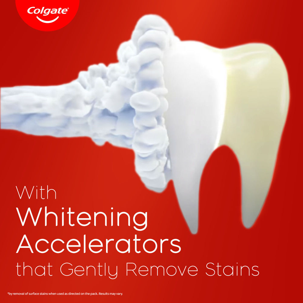 Visible White Toothpaste Teeth Whitening Starts in 1 week Safe on Enamel, Stain Removal