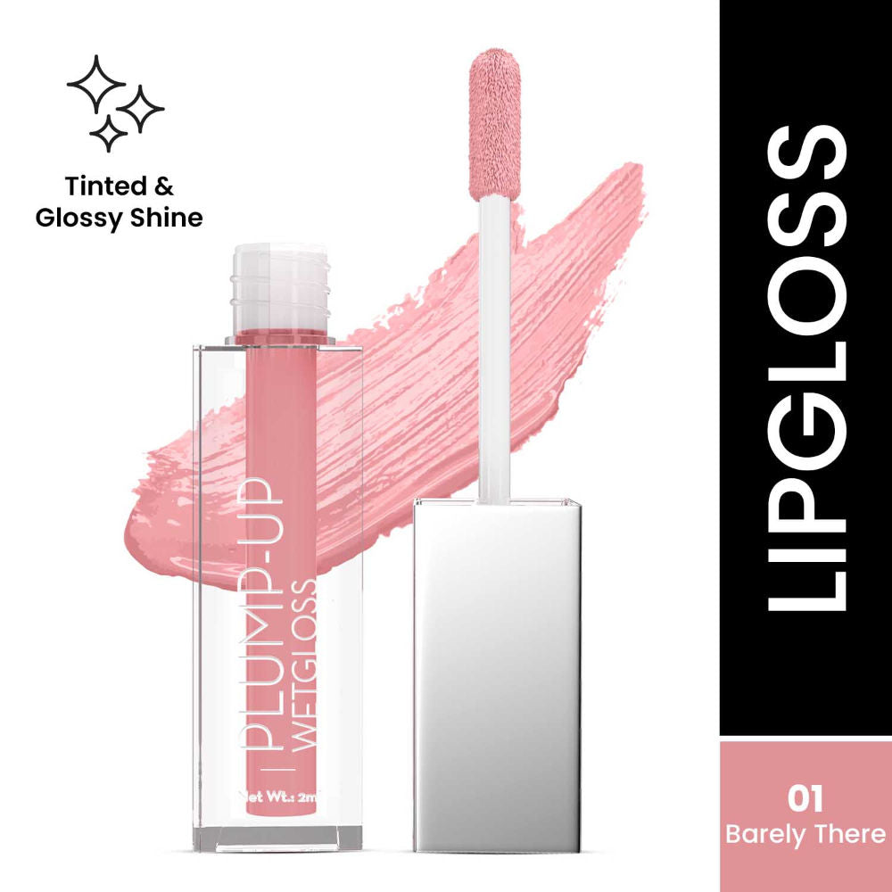 Plump Up Wet Lip Gloss For Glossy And Fuller Lips - 1 Barely There