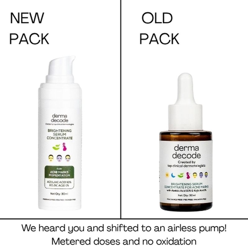 1% Kojic Acid 10% Azelaic Acid Brightening Face Serum For Dark Spots And Pigmentation